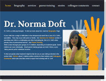 Tablet Screenshot of drnormadoft.com
